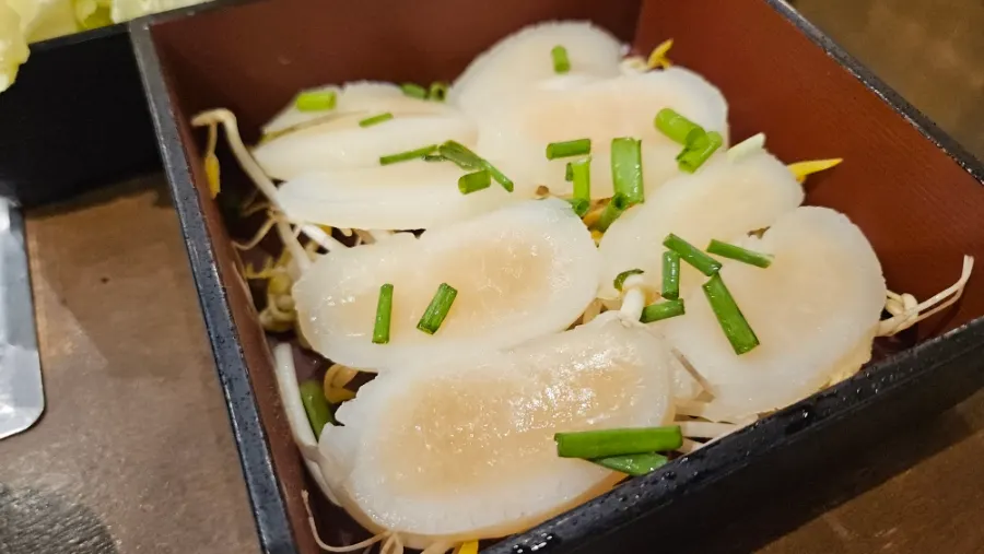 Noodles included as a default part of the meal